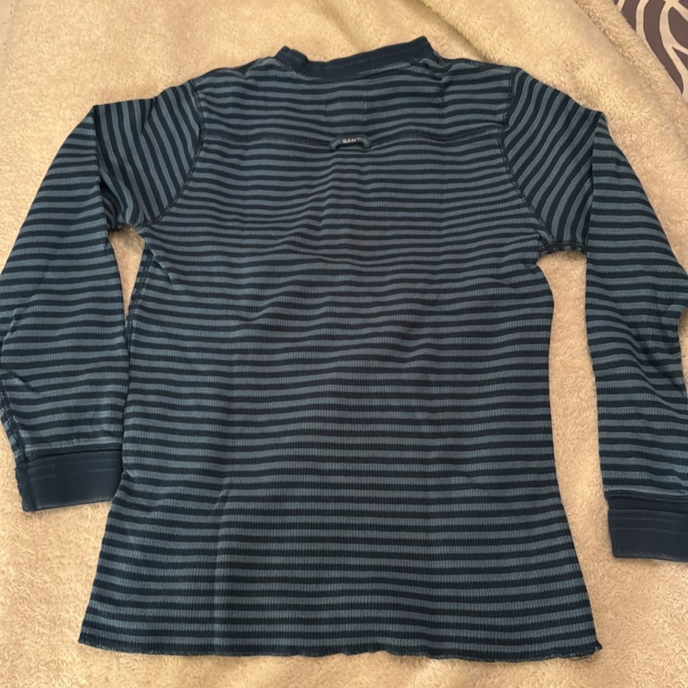 Gant by Michael Bastian Striped Henley Men’s Medium - Picture 2 of 4